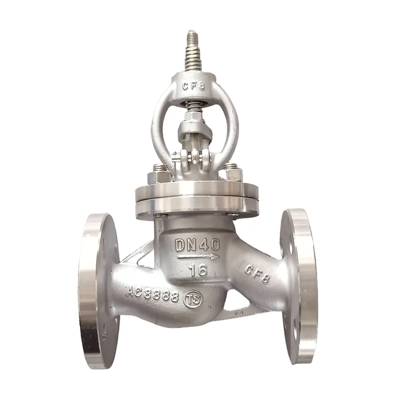 اسٽينلیس سٹیل 304 Flanged گلوب والو